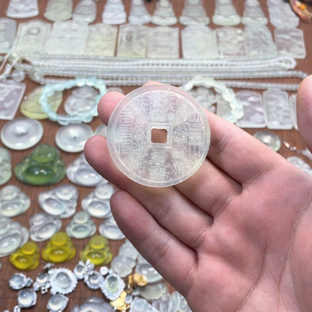 蛇纹石玉未镶嵌多样性随机发一