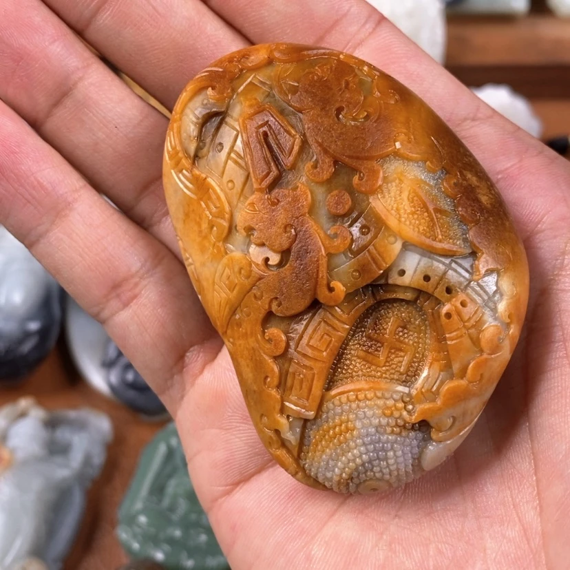 【闪购商品】未镶嵌和田玉把件油****新