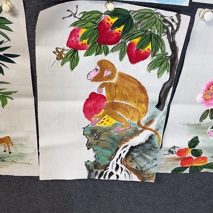 国画国画花鸟画作品