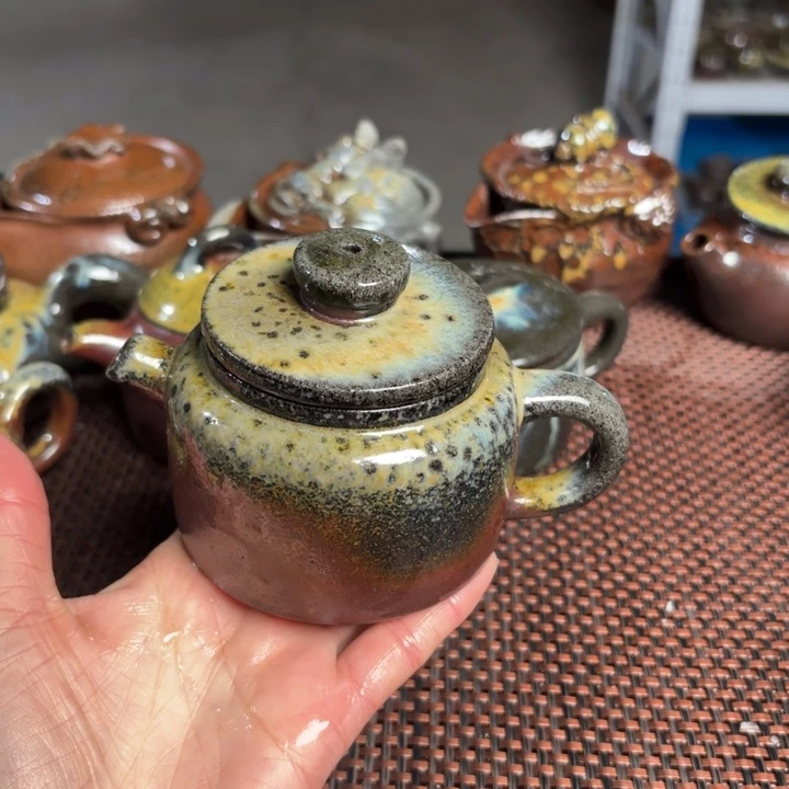 紫砂茶杯德钟壶小