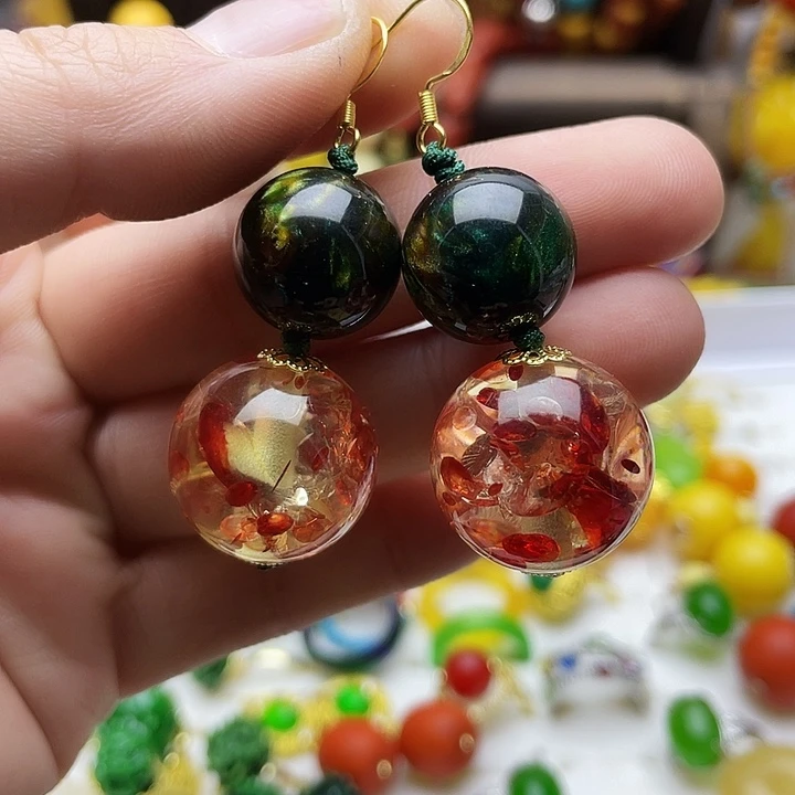 树脂制品70号设计款耳坠