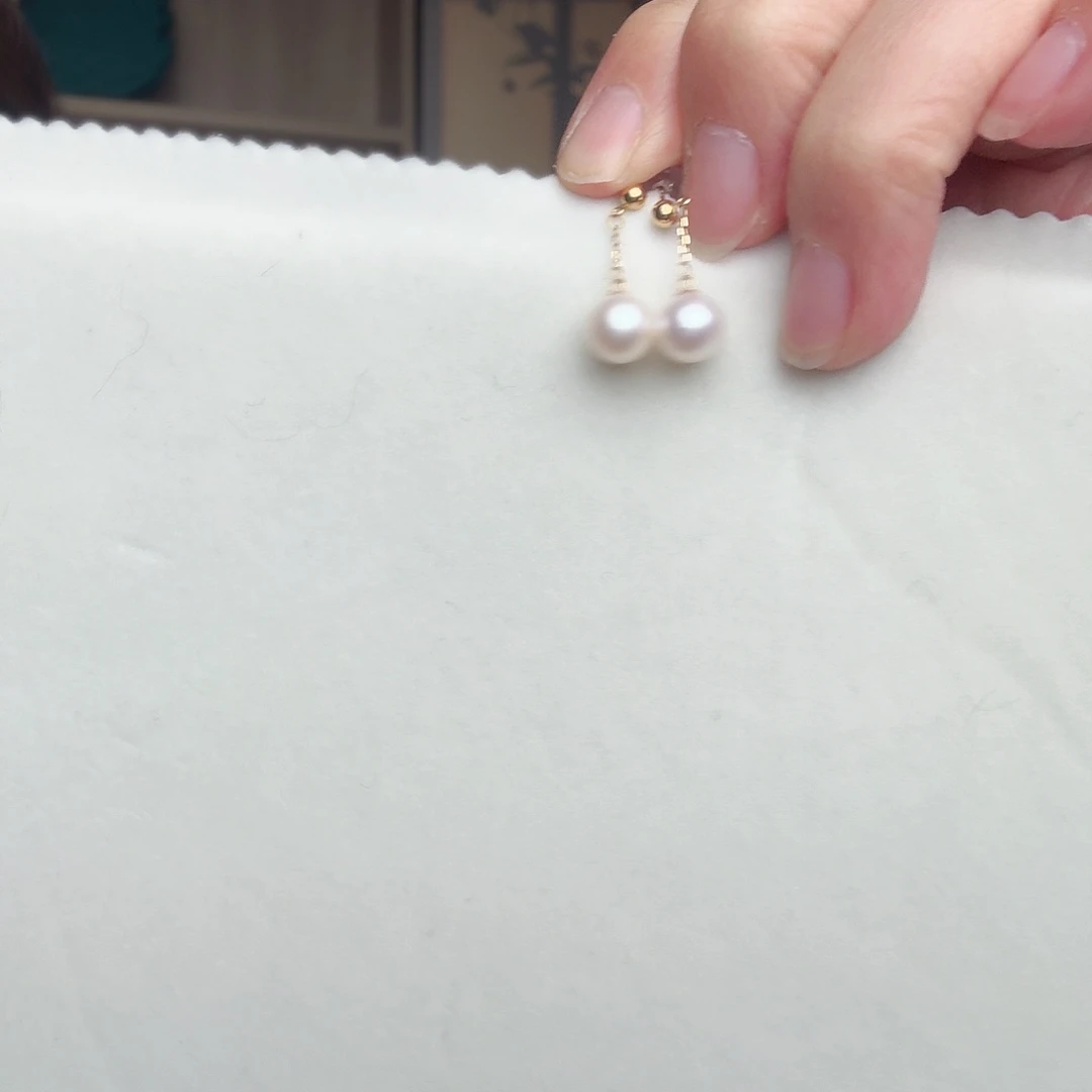 耳钉淡水珍珠未镶嵌