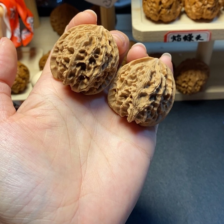 文玩核桃把件53号苹果36尺全品