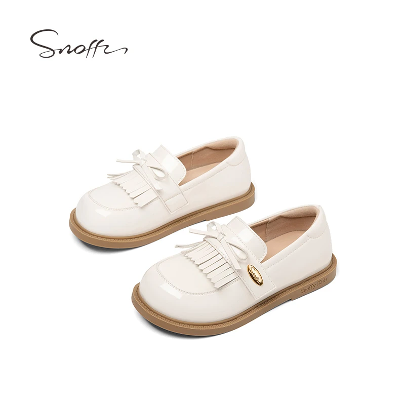【断码捡漏】Snoffy斯纳菲洋气秋季女童皮鞋深口儿童乐福鞋时尚单鞋
