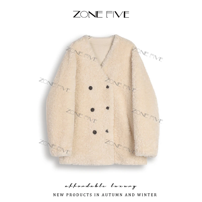 【ZONEFIVE】2025年冬季加厚毛毛宽松外套