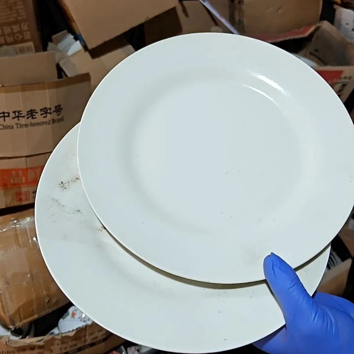 瓷片盘子碗茶壶啥都有