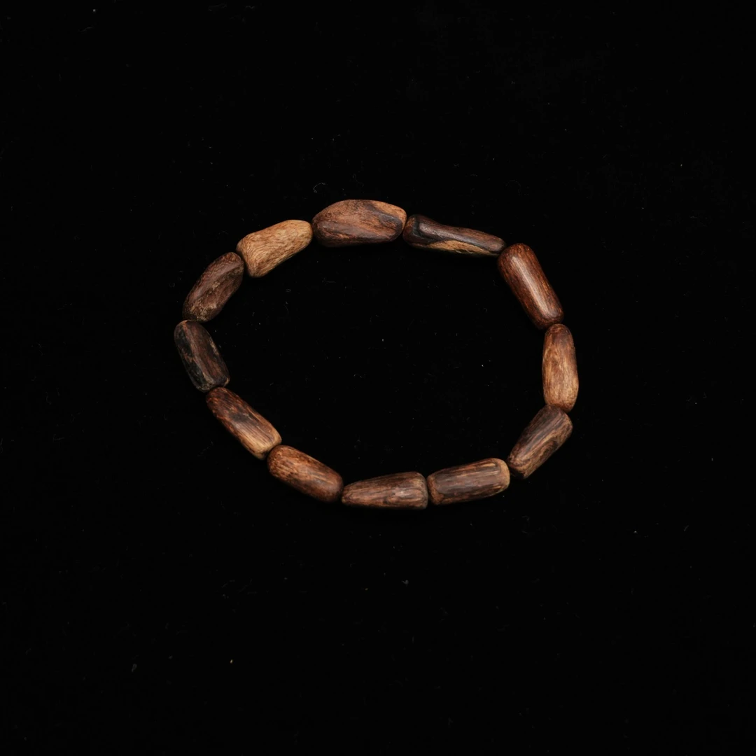 A4596达拉干沉香红油土沉料9分沉手串5.6g