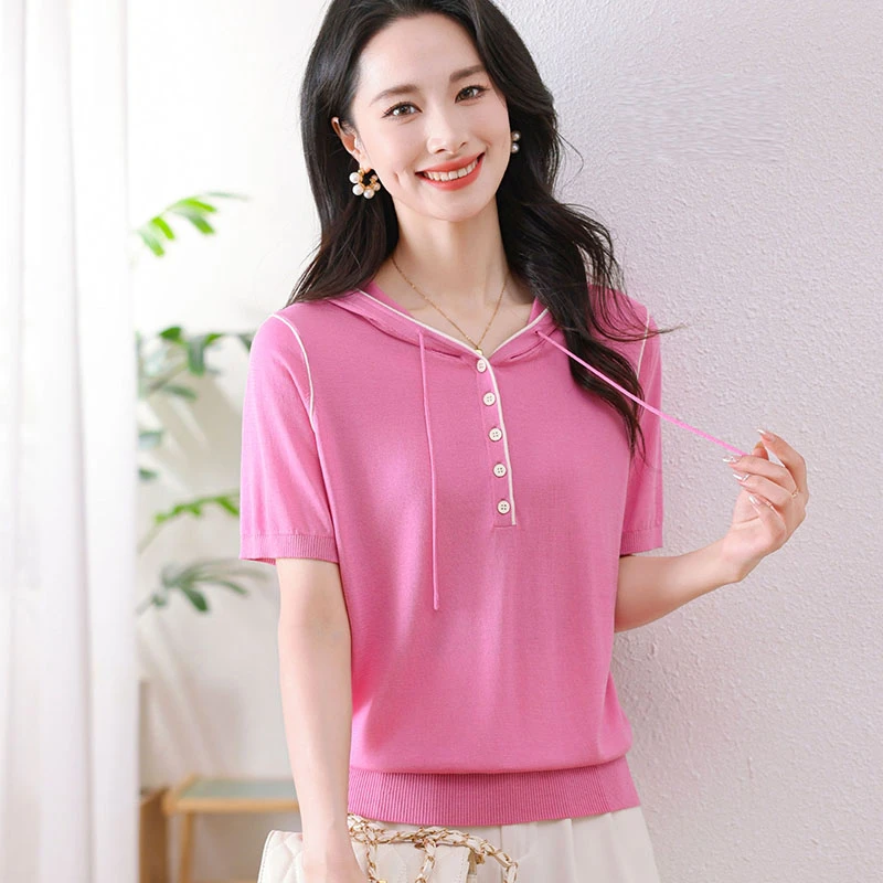 【香嘉怡新品】XJYE9714女士上衣针织衫休闲网红气质显瘦百搭