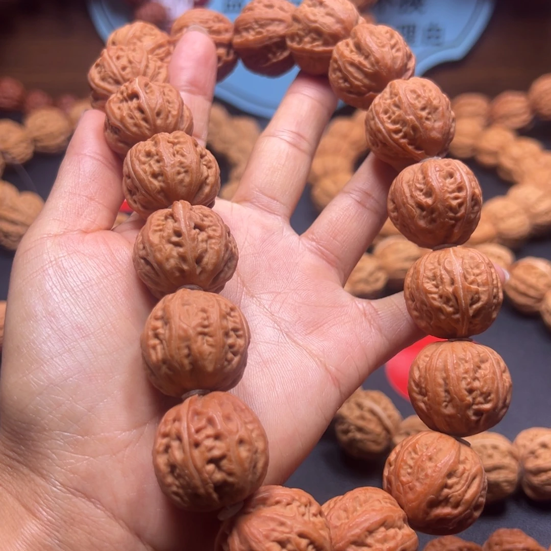 扣***乐吊坠文玩核桃野生小核桃24加