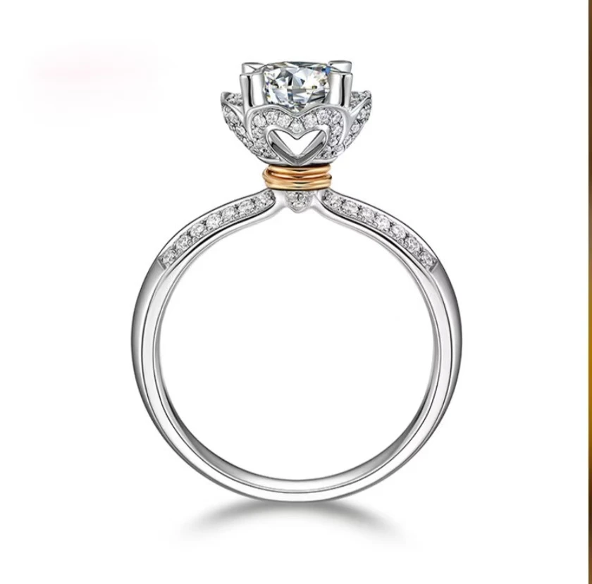 【轻奢严选】0.5CT 手捧花女戒 气质