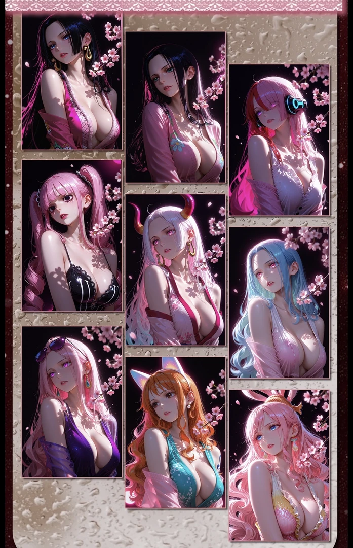 【叠叠】蜜桃文创海贼王系列卡牌动漫周边二创卡牌收藏色纸