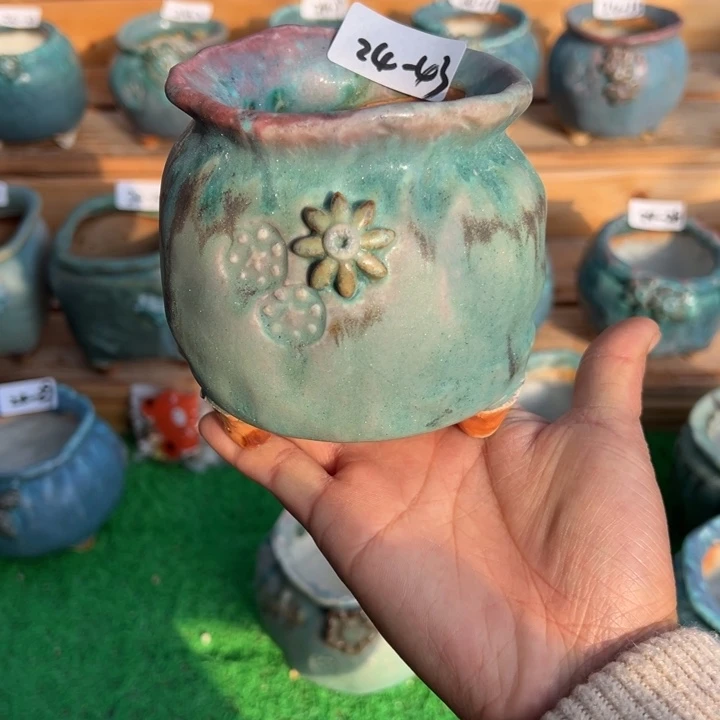 24-43花盆小鹿园艺