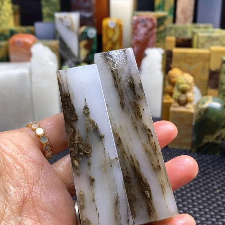 青田石石*青田石印章石