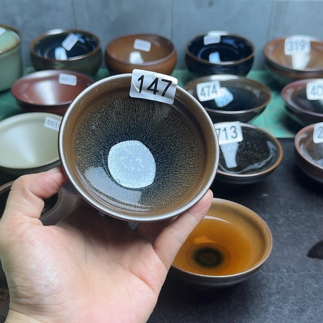 茶盏147柴烧手工主人杯