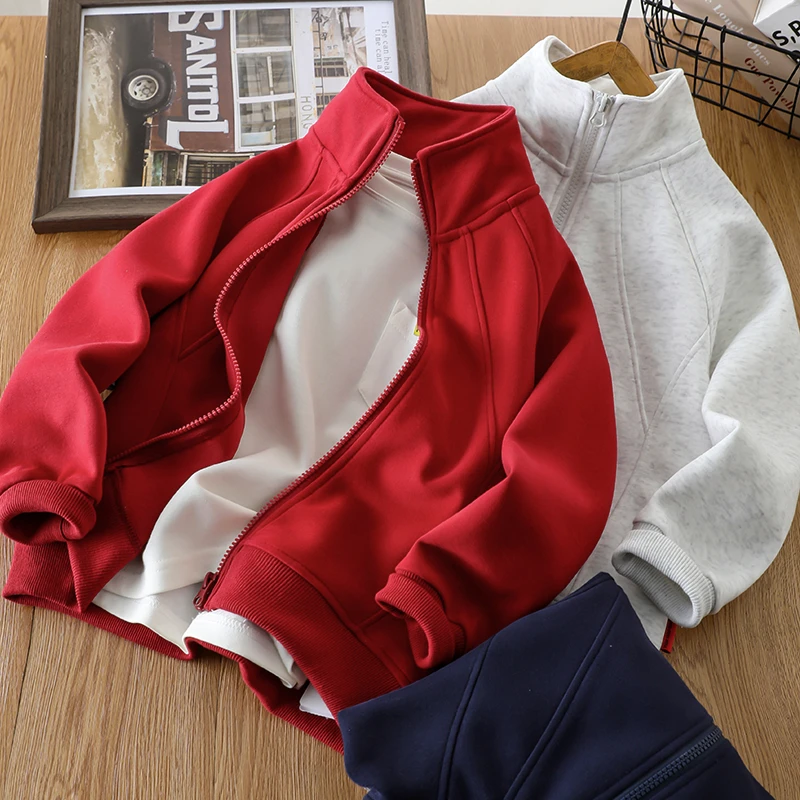 2025男童棒球服外套儿童炸街开衫夹克中大童春秋款上衣男孩衣服潮