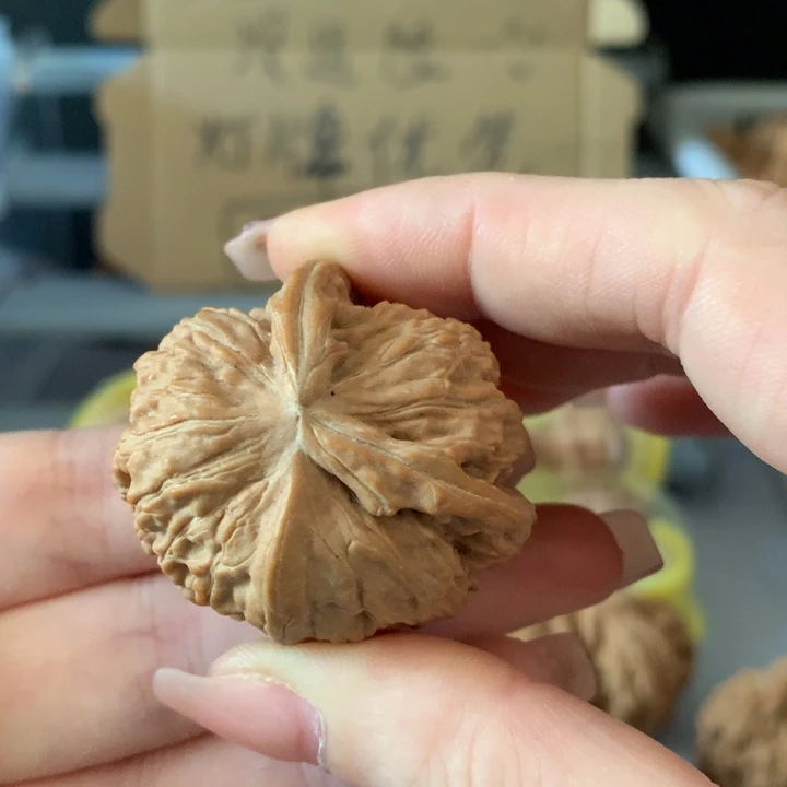郭***店吊坠文玩核桃异形单只，有瑕疵