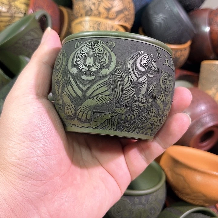 茶杯紫砂全手工紫砂主人杯