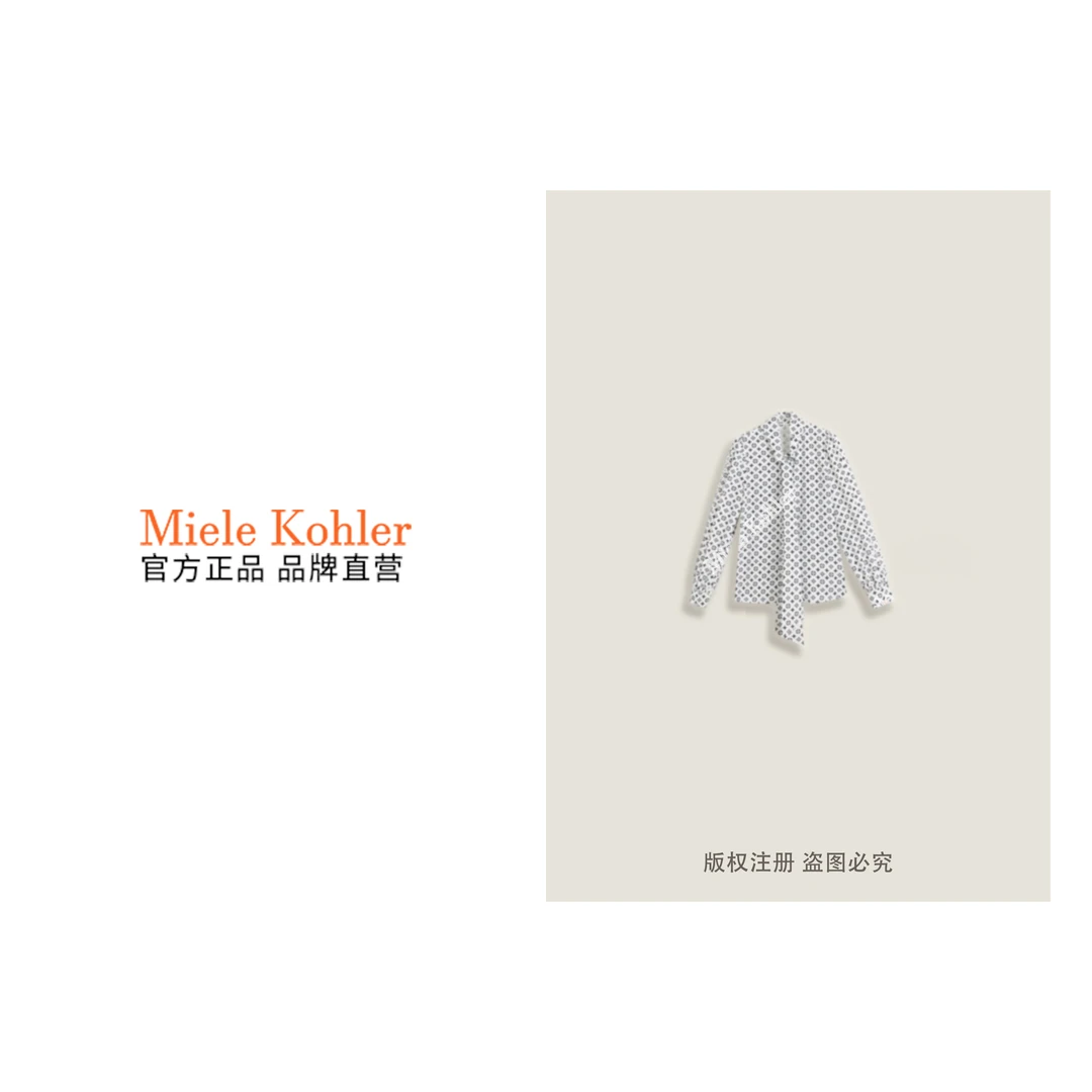 秋冬新款设计感蝴蝶结系带百搭女衬衫MKAC81303【I澳门小源同款】