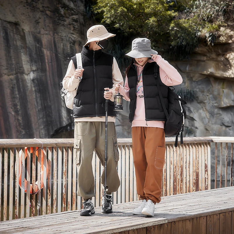 情侣马甲棉衣男女款冬季新款潮流百搭加厚保暖坎肩棉服外套棉背心