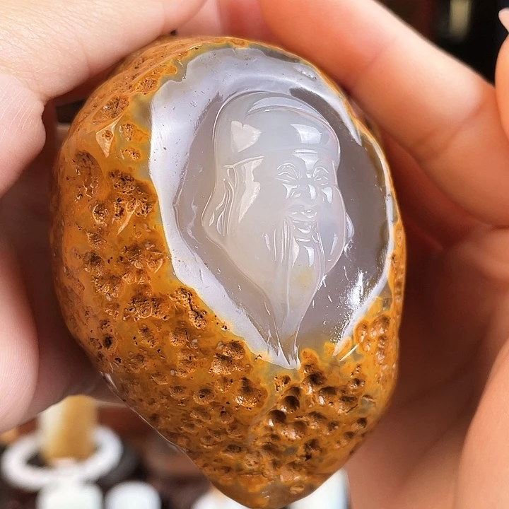 玛瑙/玉髓挂件未镶嵌定制发货