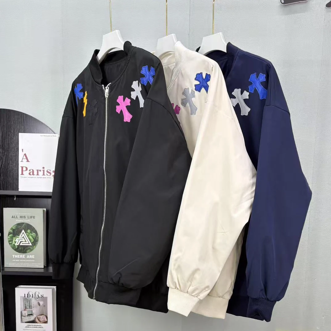 春秋新款男女潮牌棒球服夹克外套8861#衣长70厘米左右