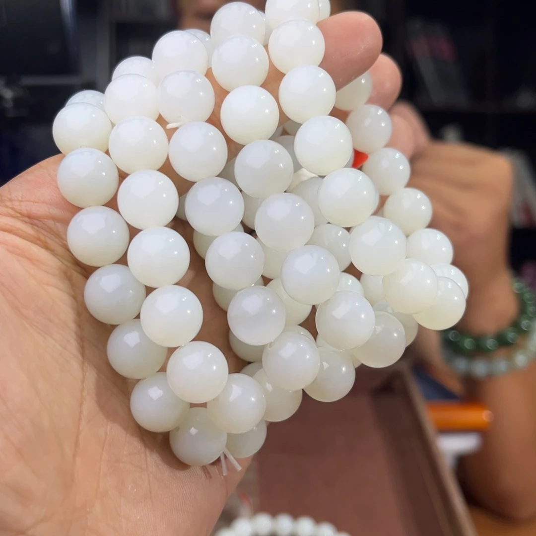 手串未镶嵌和田玉纯天然13年新疆且末天泰卡12多样性发其一