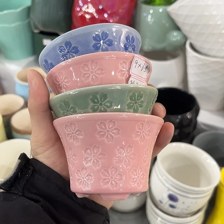 陶瓷花盆全场10包邮