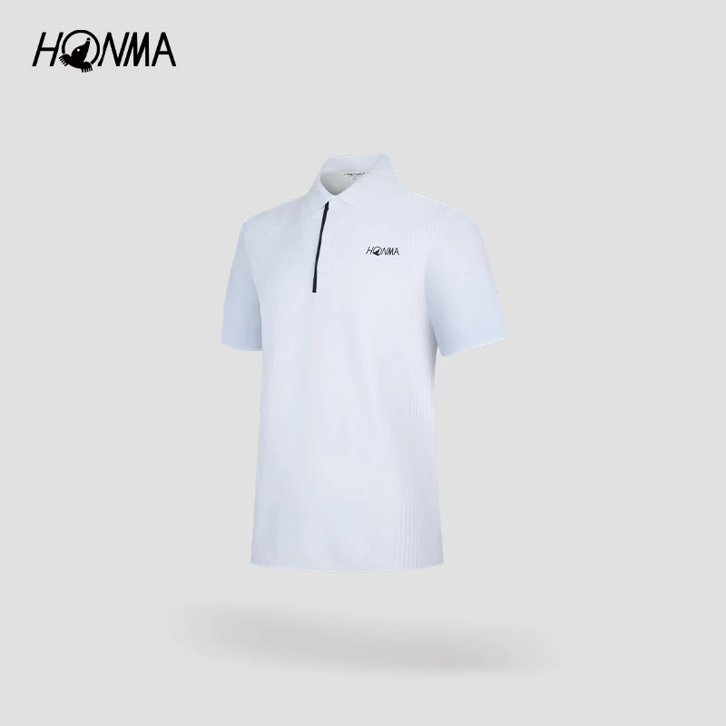[专业高尔夫]HONMA新款男士短袖POLO舒适贴身运动休闲HMLC707T238