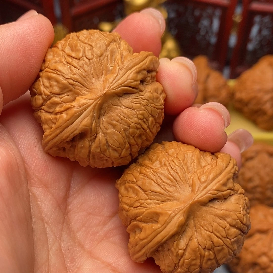 文玩核桃把件40全品绝配乾隆磨