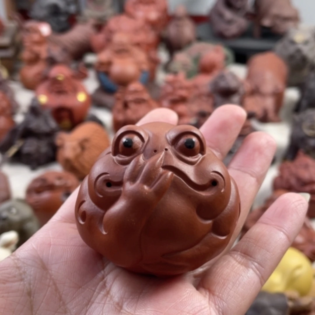 【闪购商品】紫砂茶宠紫砂金蟾