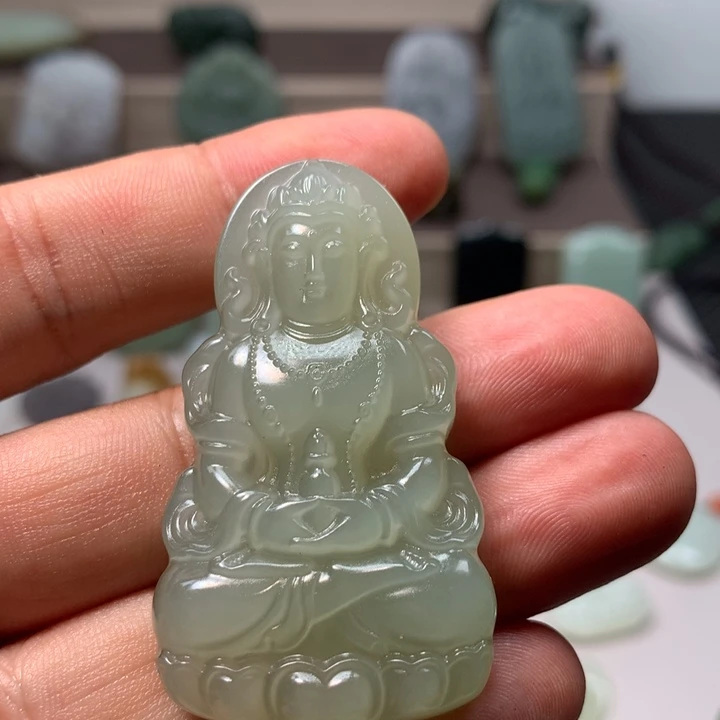和田玉未镶嵌颈饰行**康