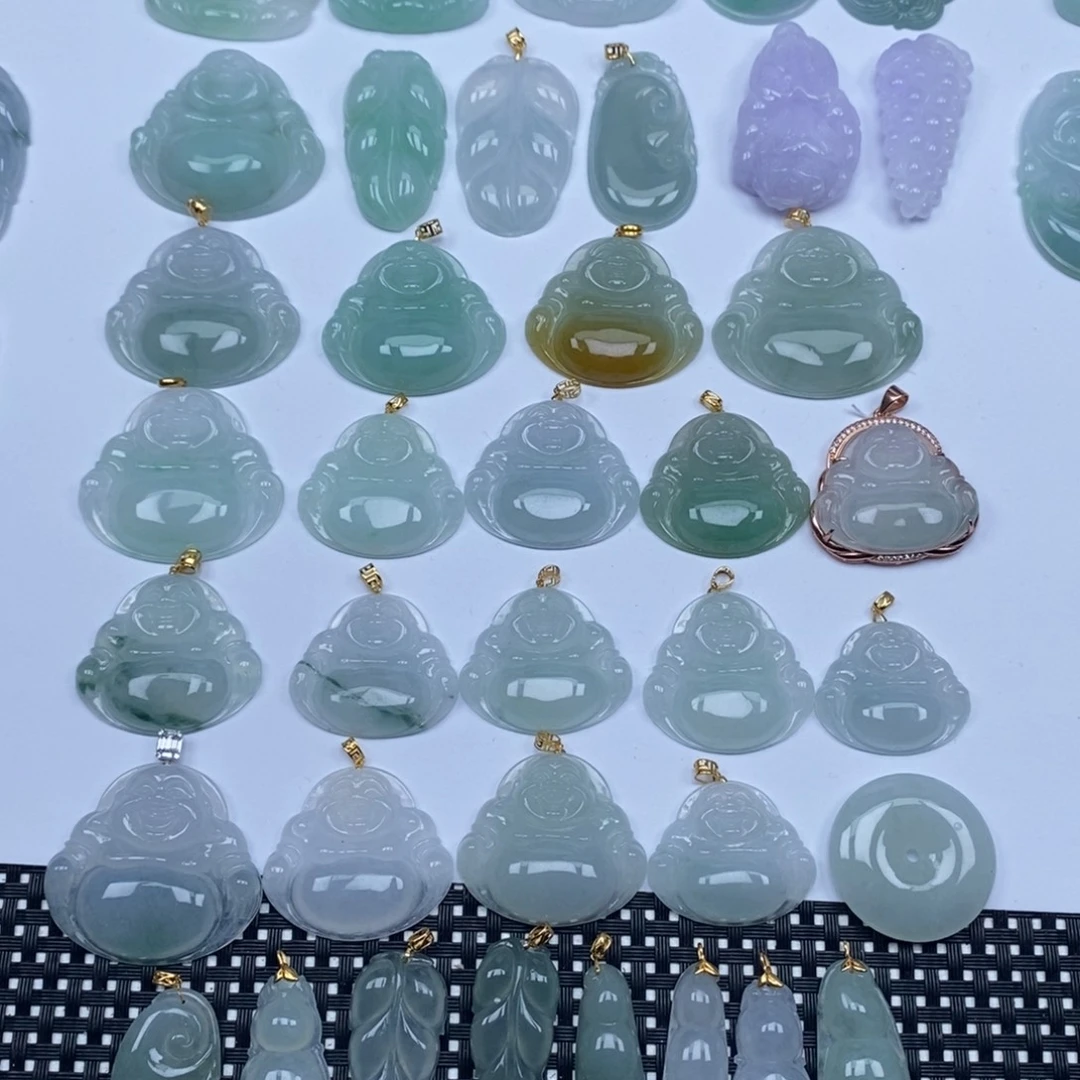 翡翠未镶嵌颈饰天然翡翠