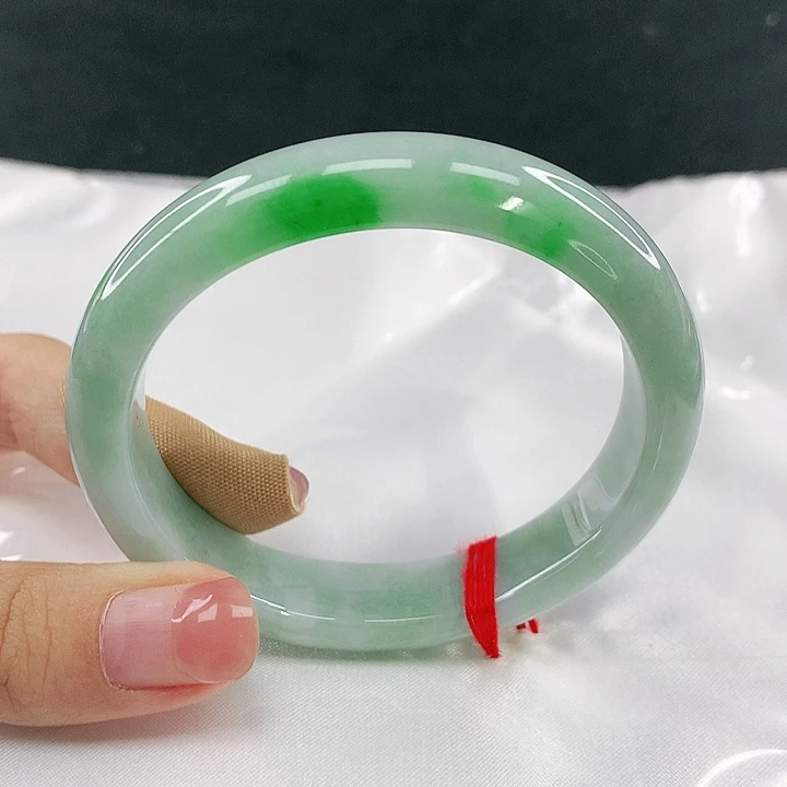 翡翠未镶嵌手镯圈54.6，50106