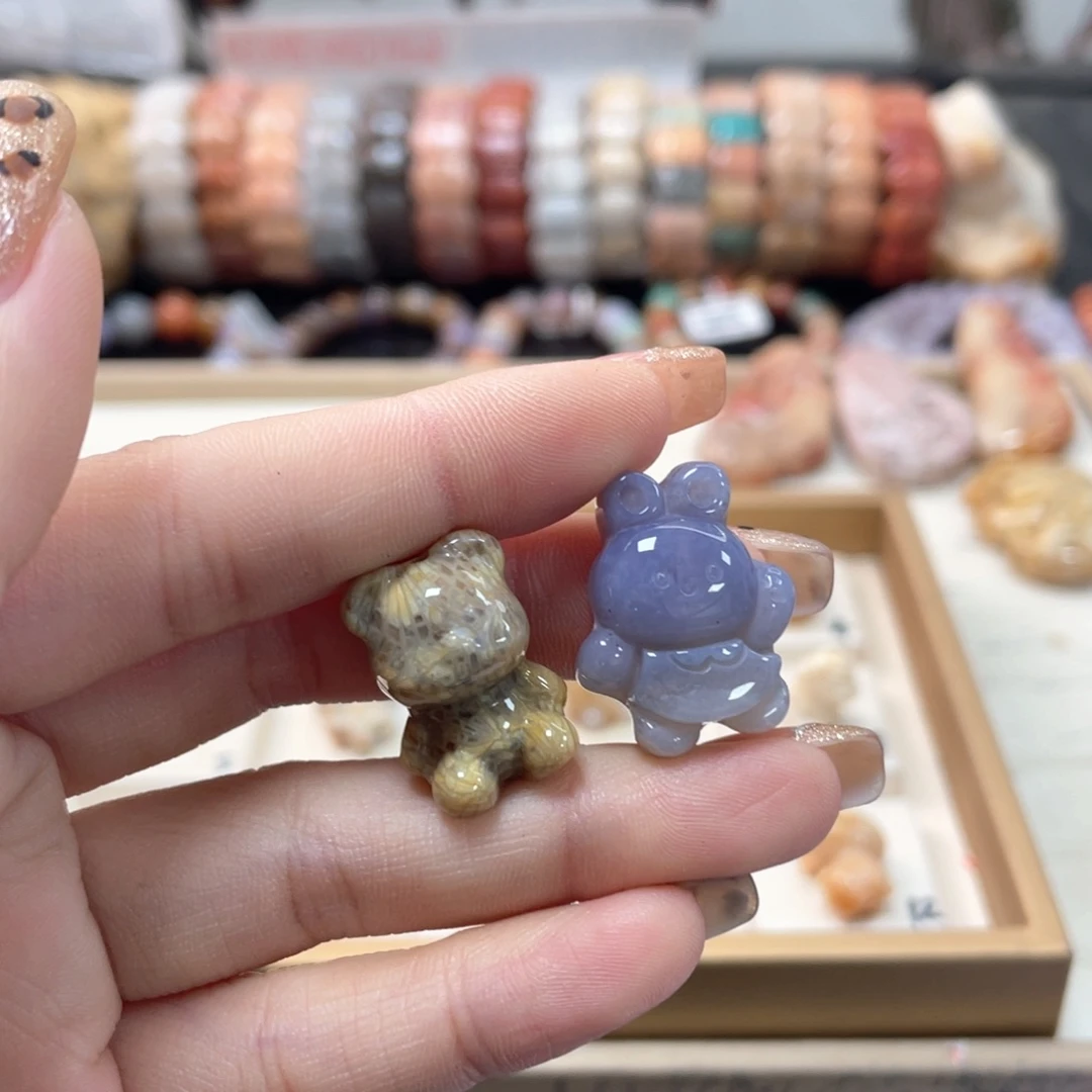 硅化珊瑚（珊瑚玉）未镶嵌手链大****饭074