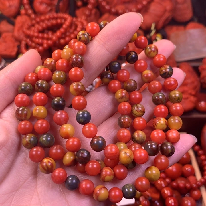 【闪购商品】南红玛瑙多圈未镶嵌秋*浓