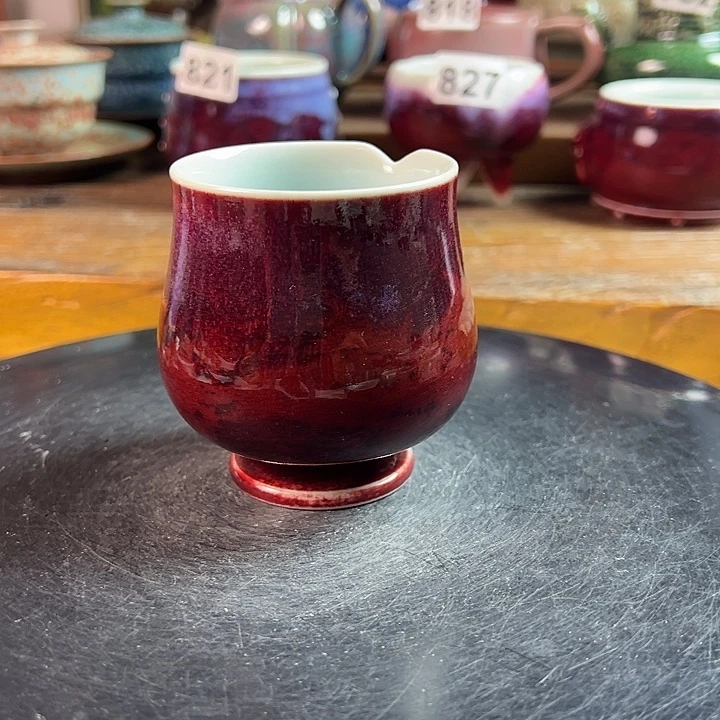 壶原矿钧瓷 旗袍杯杯