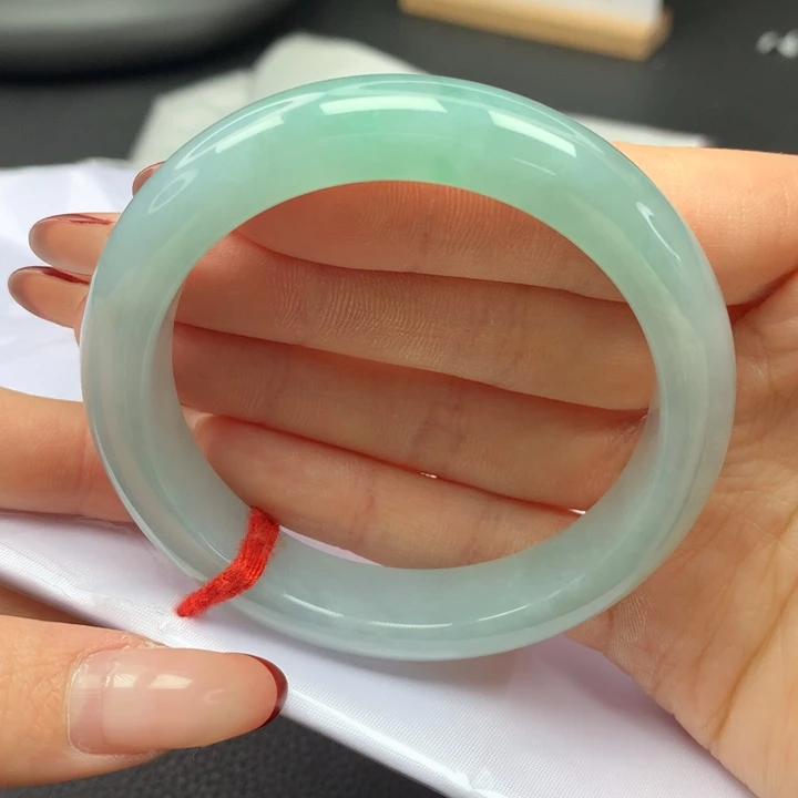 翡翠手镯未镶嵌55正圈