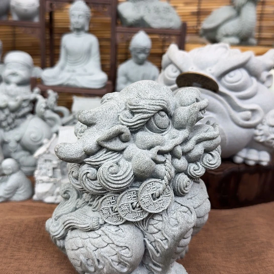 石材青砂石朝天吼