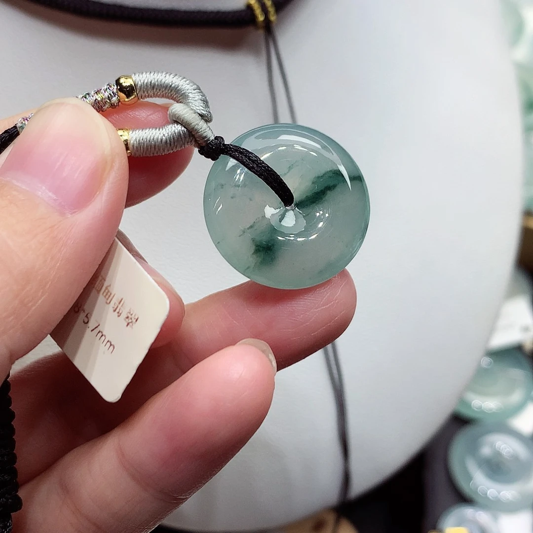 颈饰未镶嵌翡翠编号9，19.8/5.7