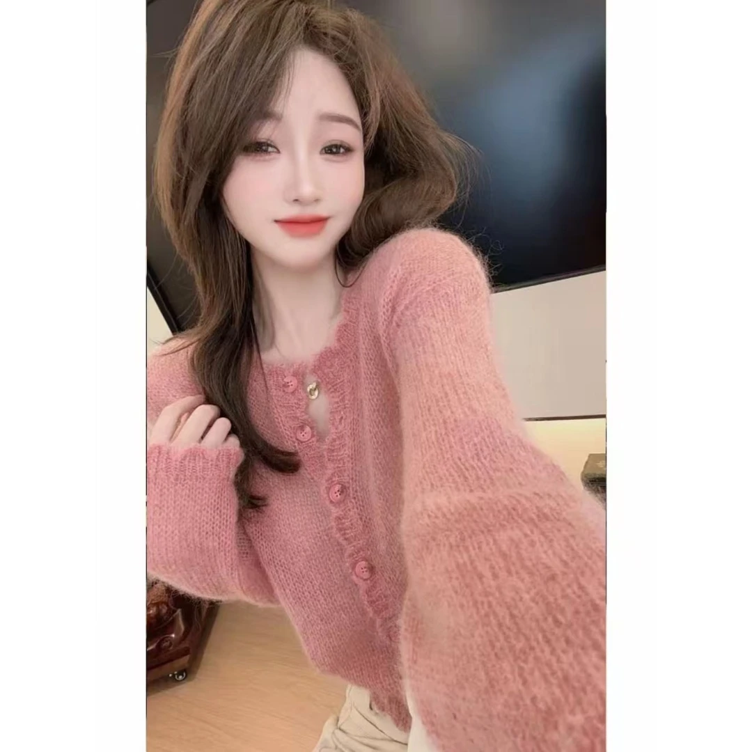 显瘦长袖衬衫+毛衣长袖针织开衫+显瘦休闲牛仔裤-80011