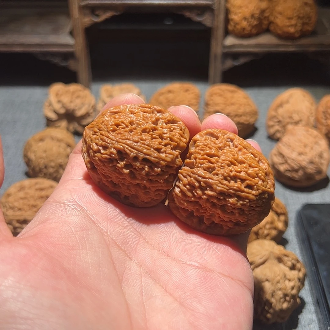 淺***默吊坠文玩核桃39蚂蚁拉丝