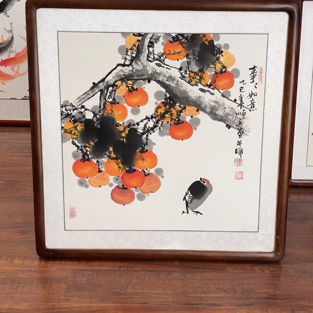国画带框尺寸63*63厘米