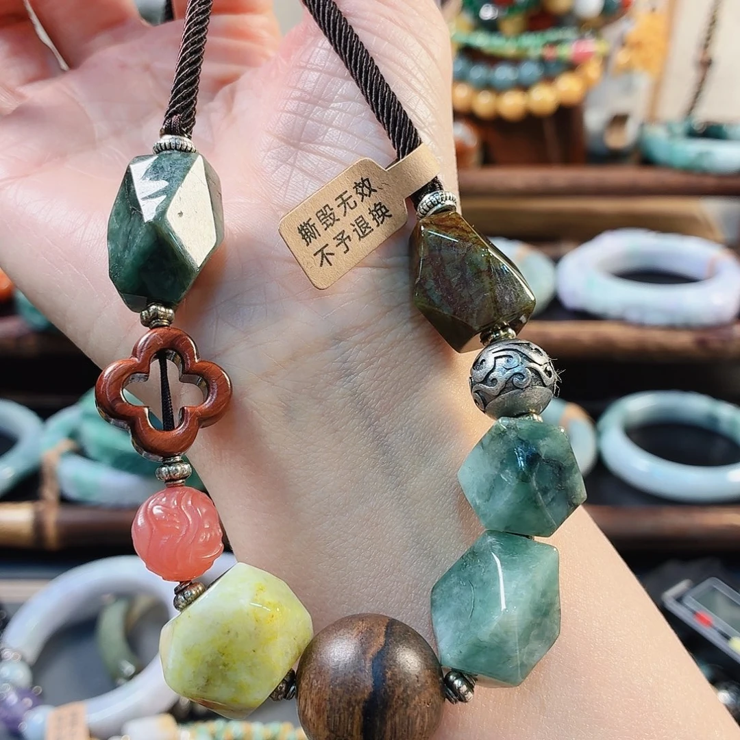 翡翠未镶嵌手链手串
