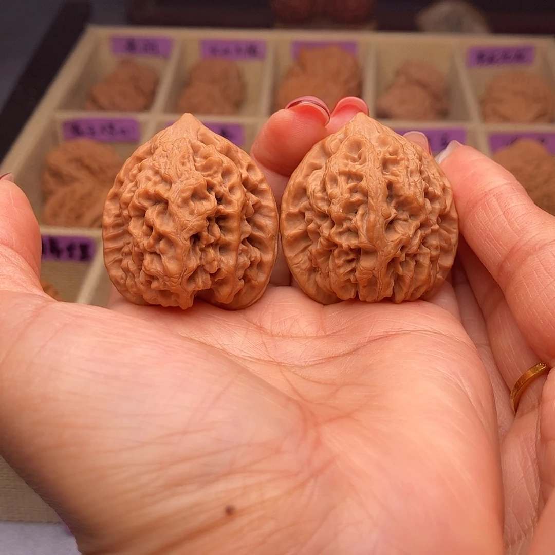 文玩核桃把件太行龙纹36