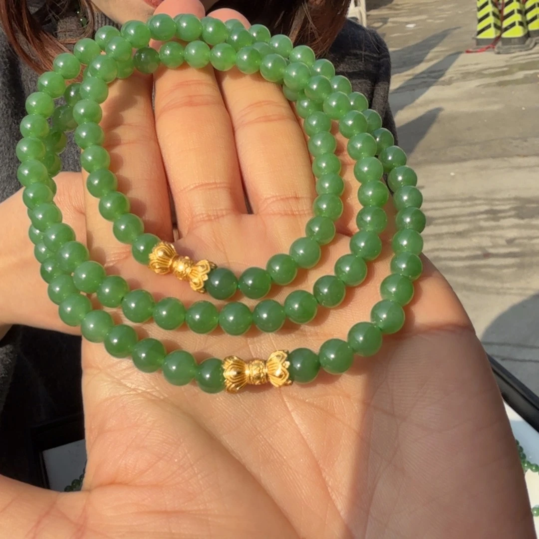 和田玉未镶嵌颈饰卡6俄碧白富美多样性拍一发一