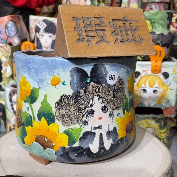 红陶景德镇艺术手绘作品