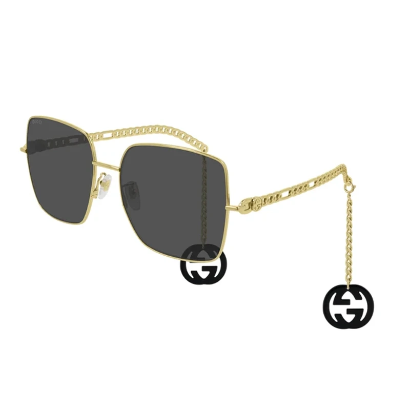 GUCCI/古驰女士时尚金属框太阳镜墨镜 GG0724S