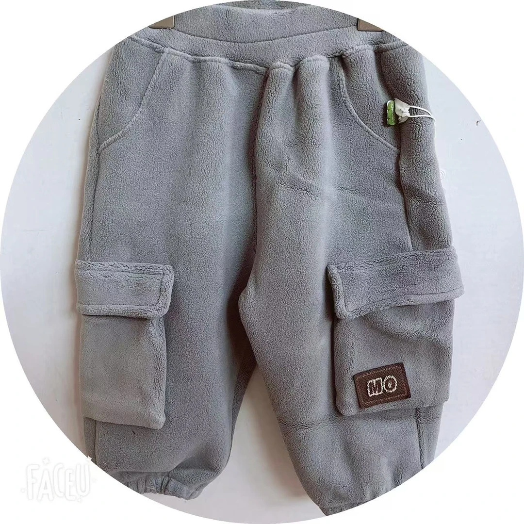 亮晨儿童奥利绒裤子