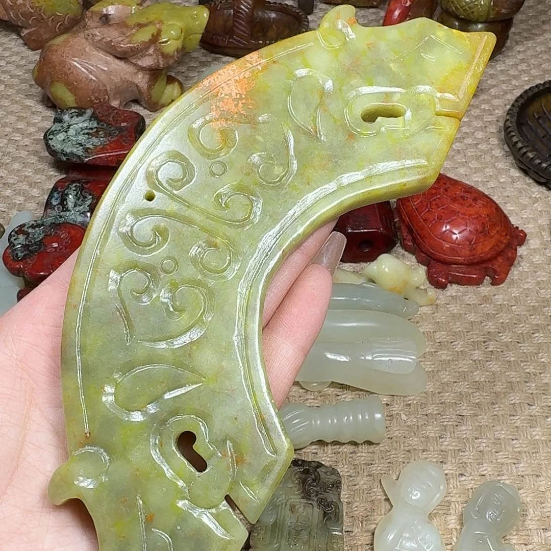 白玉菩提吊坠挂件