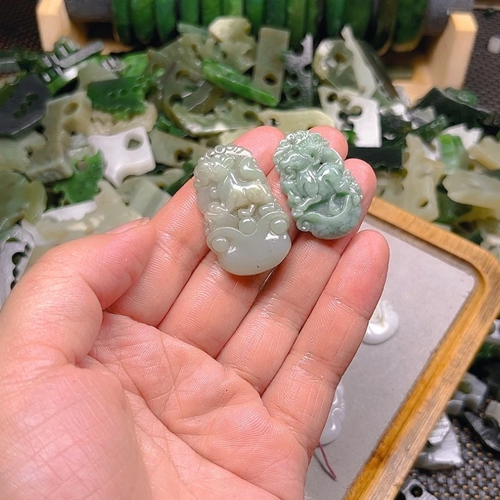 和田玉未镶嵌珠宝半成品尚****士